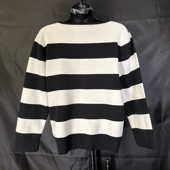 Ralph Lauren Monochrome Knit Top XL - Picture 7 of 9